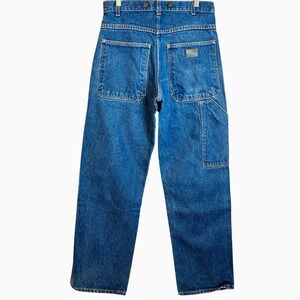 Vintage style KEY Workwear Carpenter Jeans Wide Leg Denim 100% Cotton 31x31